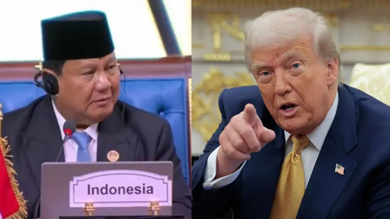 Presiden Prabowo dan Donald Trump